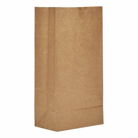 GENERAL Grocery Paper Bags, 50 lb Capacity, #8, 6.13 in. x 4.17 in. x 12.44 in., Kraft, 1000PK BAG GH8